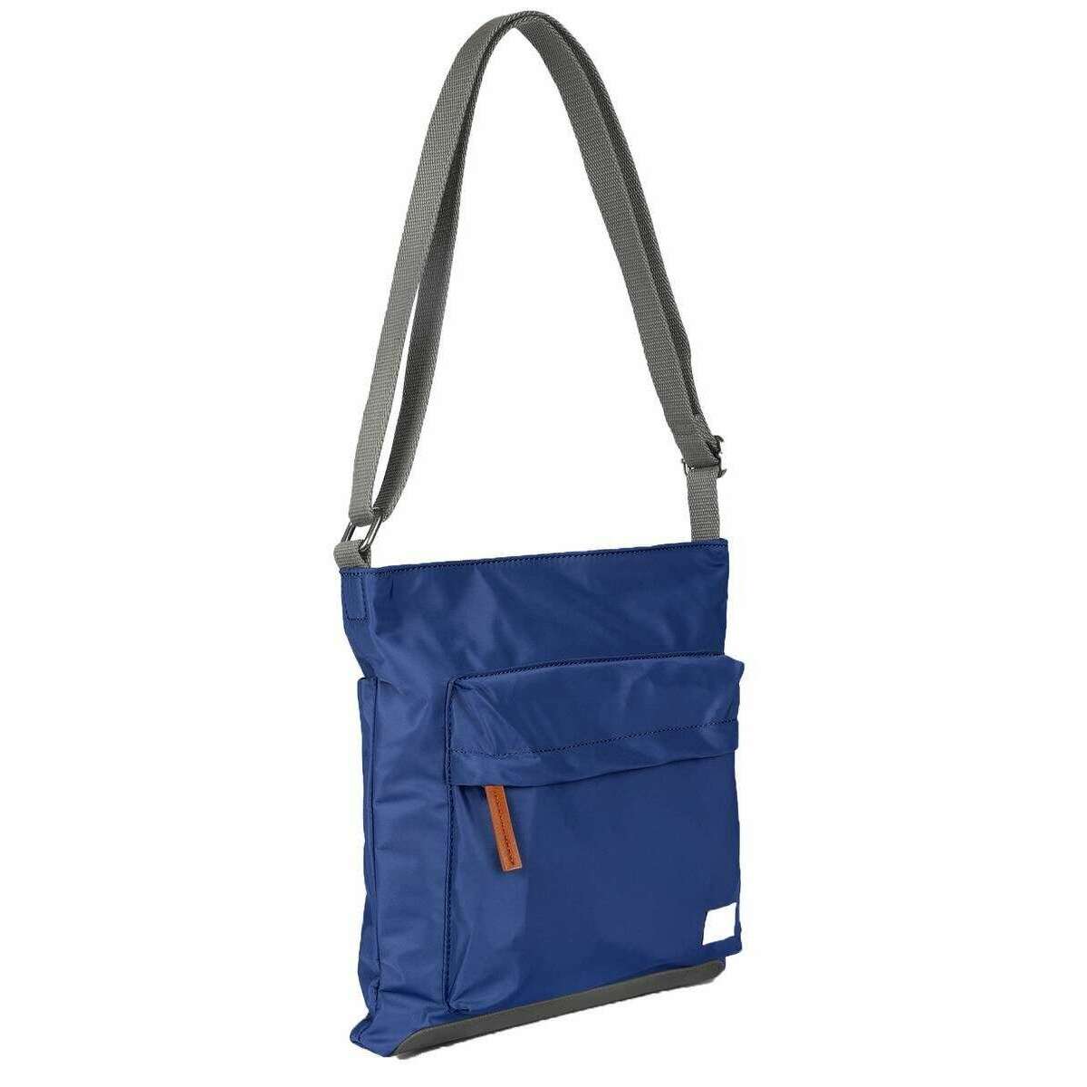 Roka Kennington B Medium Sustainable Nylon Cross Body Bag - Burnt Blue - Image 3