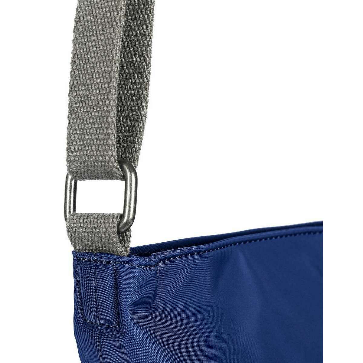 Roka Kennington B Medium Sustainable Nylon Cross Body Bag - Burnt Blue - Image 5