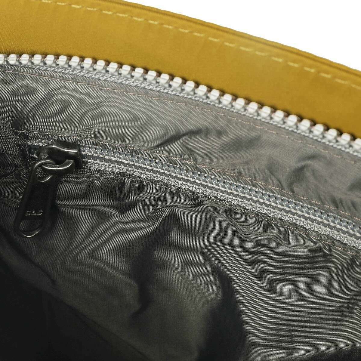 Roka Kennington B Medium Sustainable Nylon Cross Body Bag - Corn Yellow - Image 4