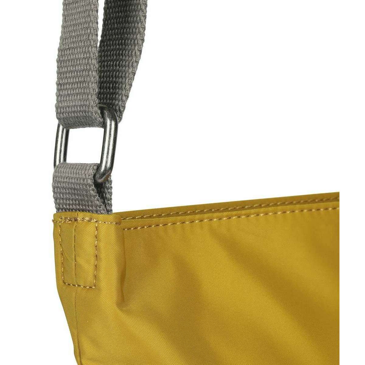 Roka Kennington B Medium Sustainable Nylon Cross Body Bag - Corn Yellow - Image 5