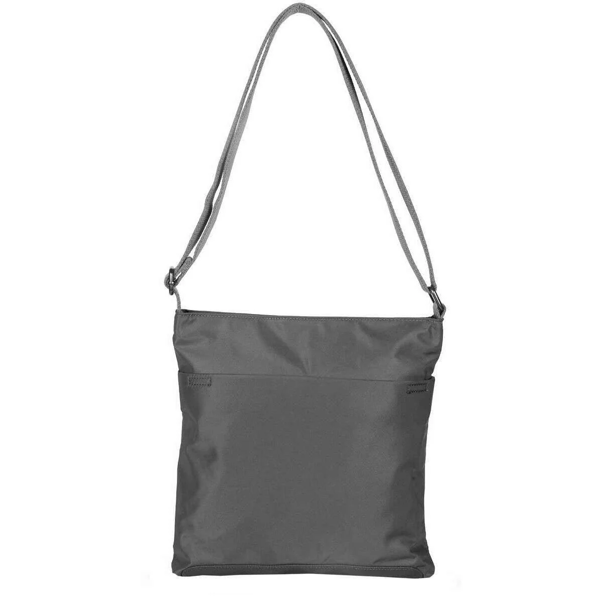 Roka Kennington B Medium Sustainable Nylon Cross Body Bag - Graphite Grey - Image 2