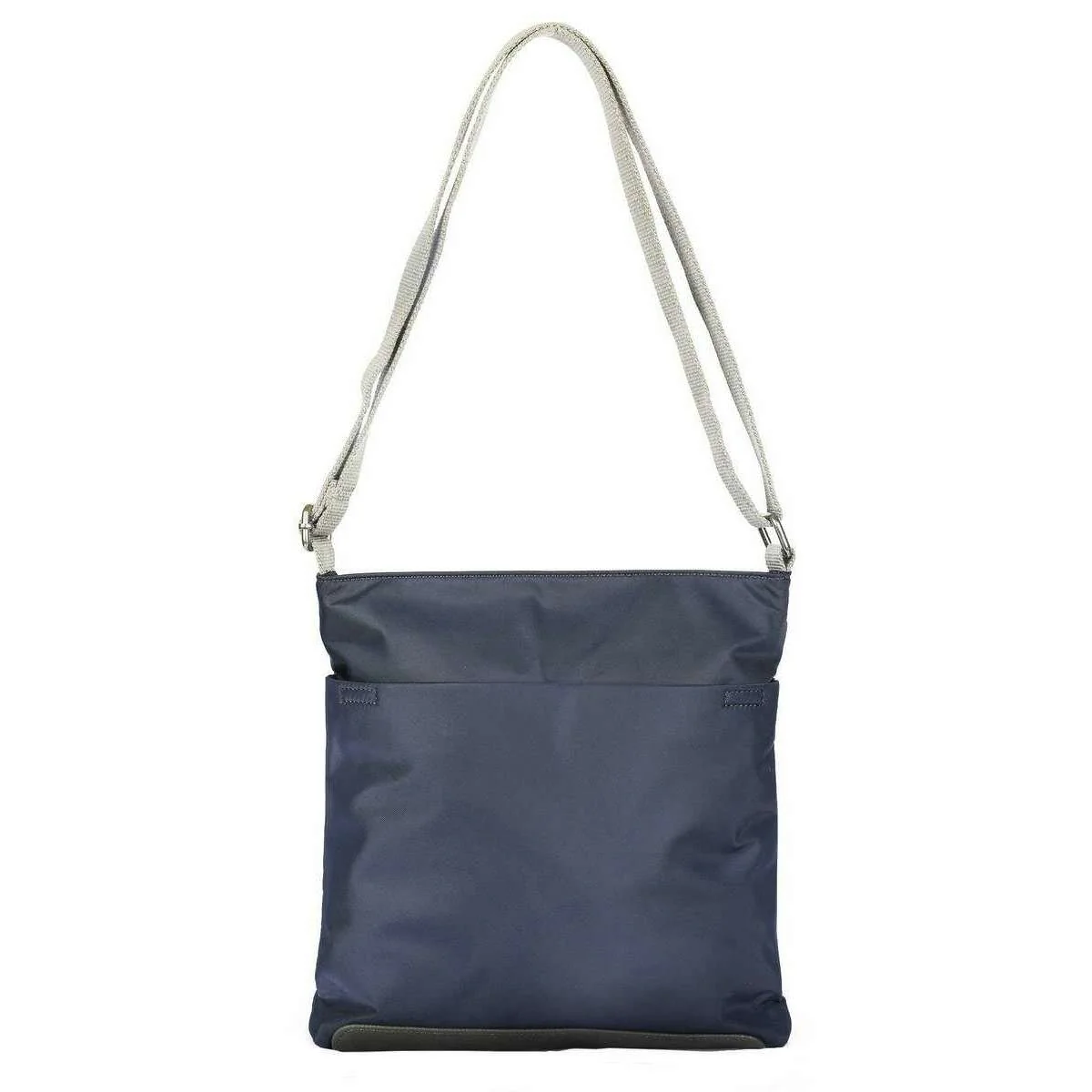 Roka Kennington B Medium Sustainable Nylon Cross Body Bag - Midnight Blue - Image 2