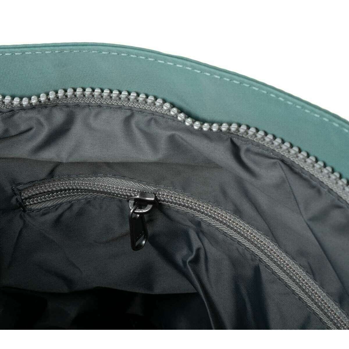 Roka Kennington B Medium Sustainable Nylon Cross Body Bag - Sage Green - Image 4