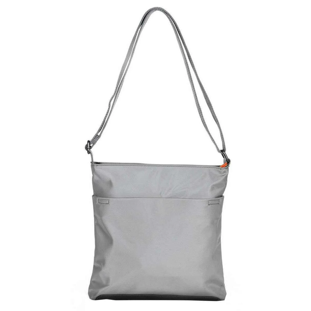 Roka Kennington B Medium Sustainable Nylon Cross Body Bag - Stormy Grey - Image 2
