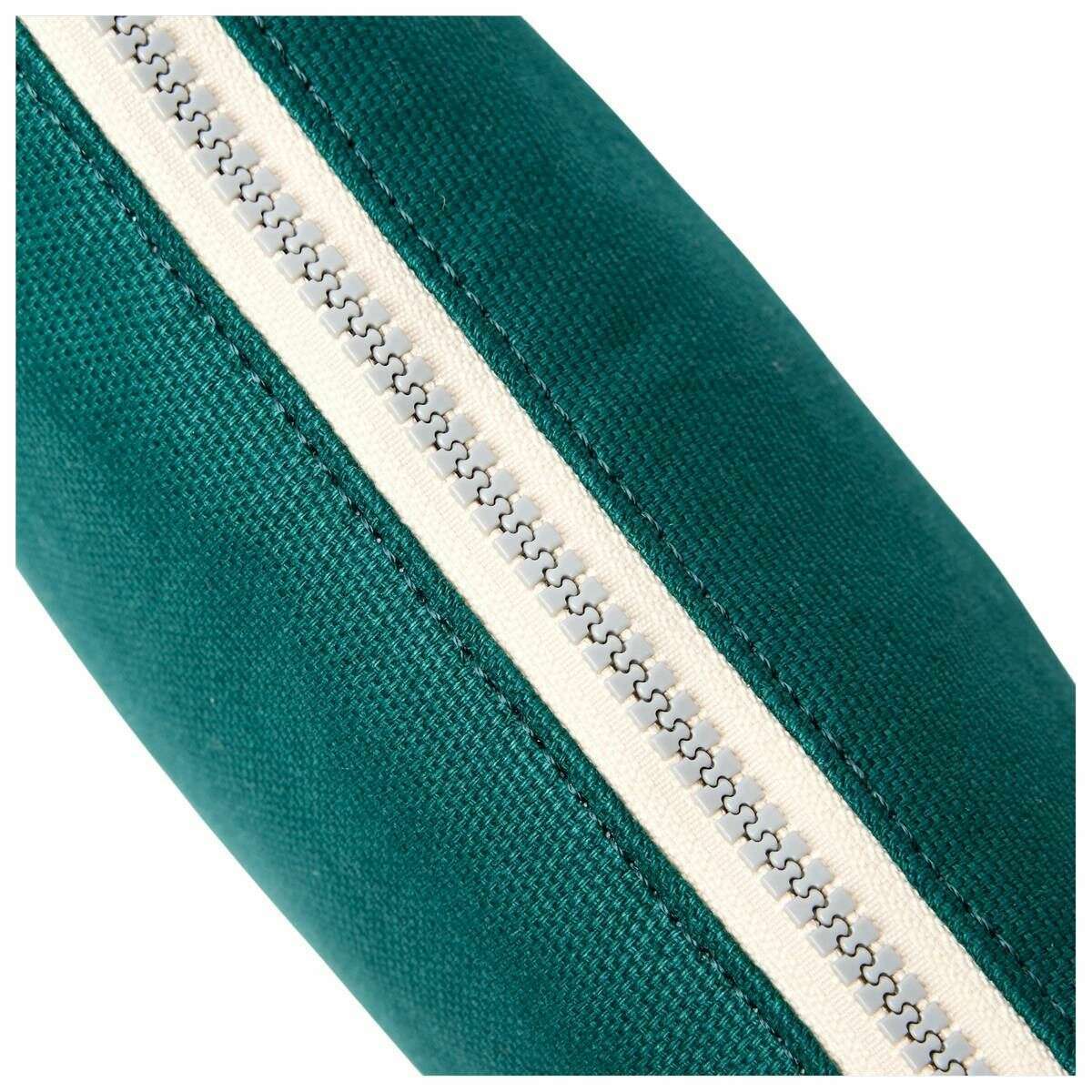Roka Maida Vale Medium Cotton Canvas Pouch - Teal Blue - Image 5