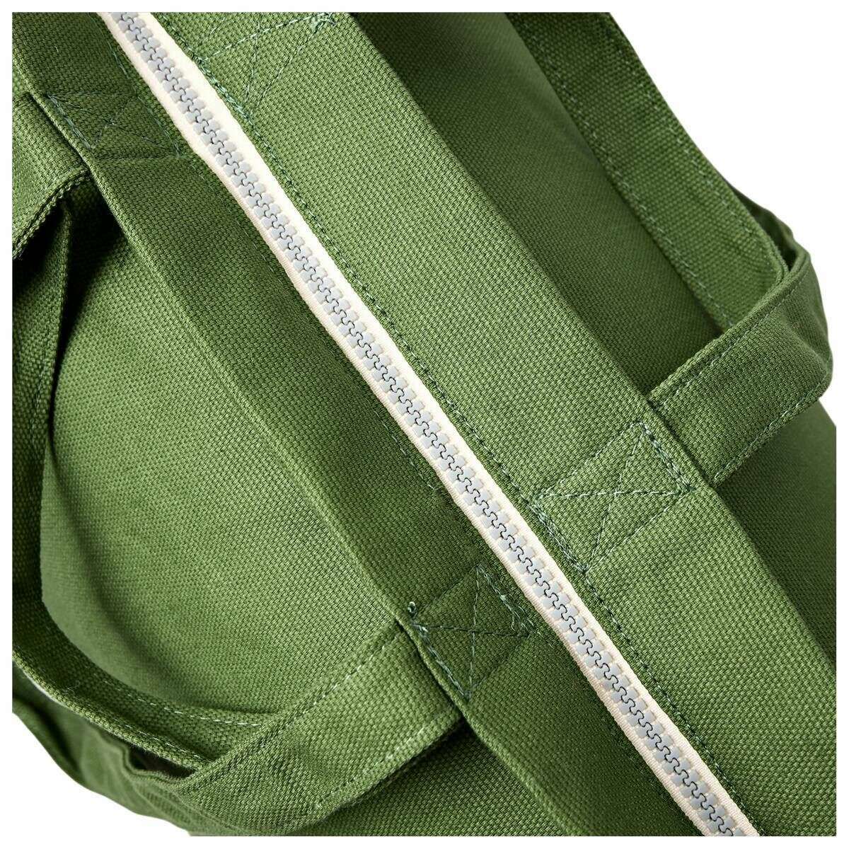Roka Marylebone Large Cotton Canvas Tote Bag - Artichoke Green - Image 5