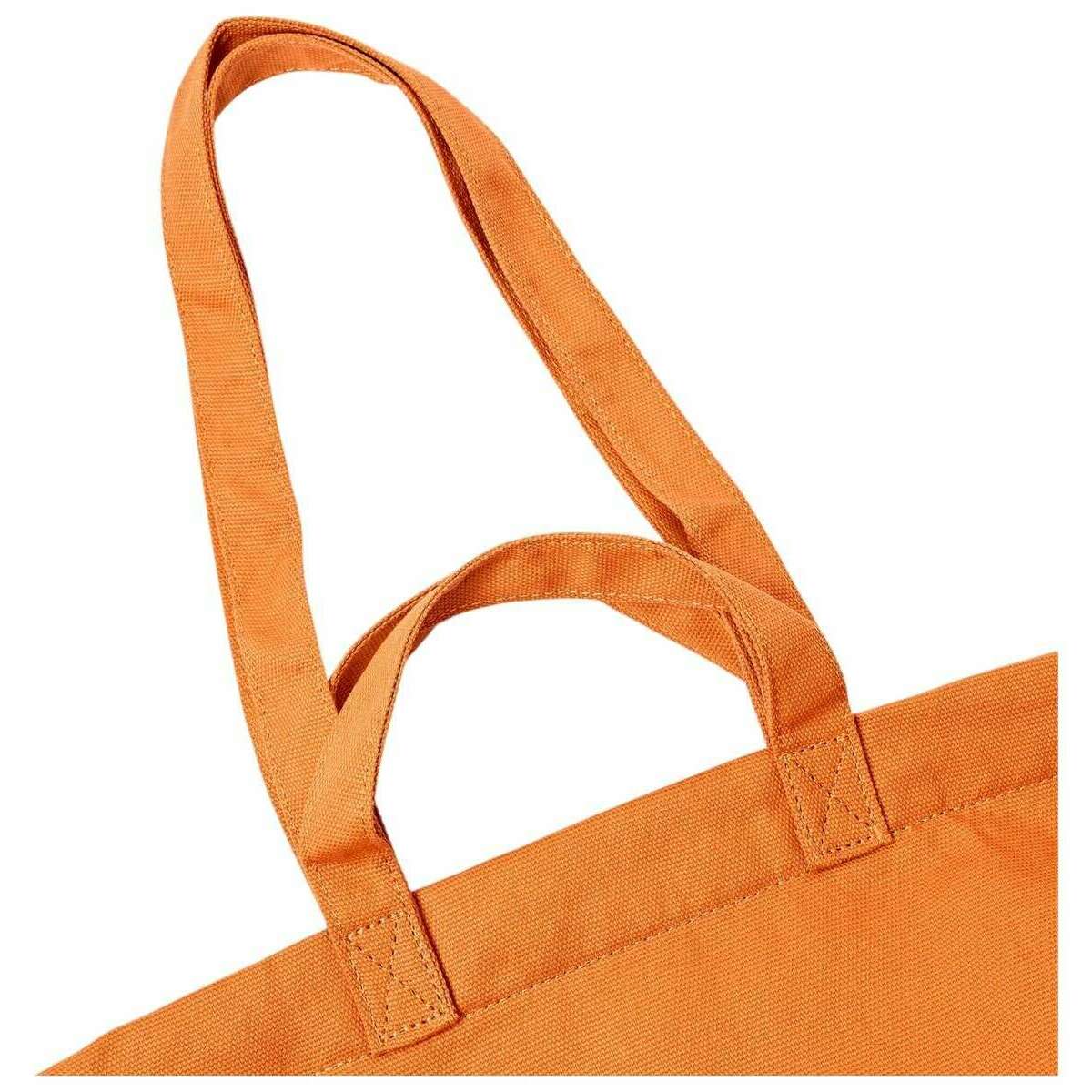 Roka Marylebone Large Cotton Canvas Tote Bag - Burnt Orange - Image 6