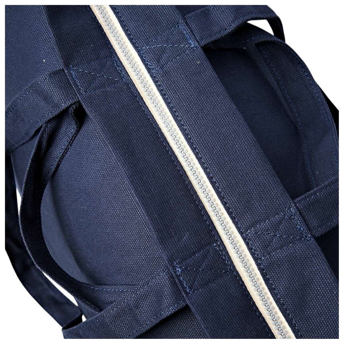 Roka Marylebone Large Cotton Canvas Tote Bag - Midnight Blue - Image 5