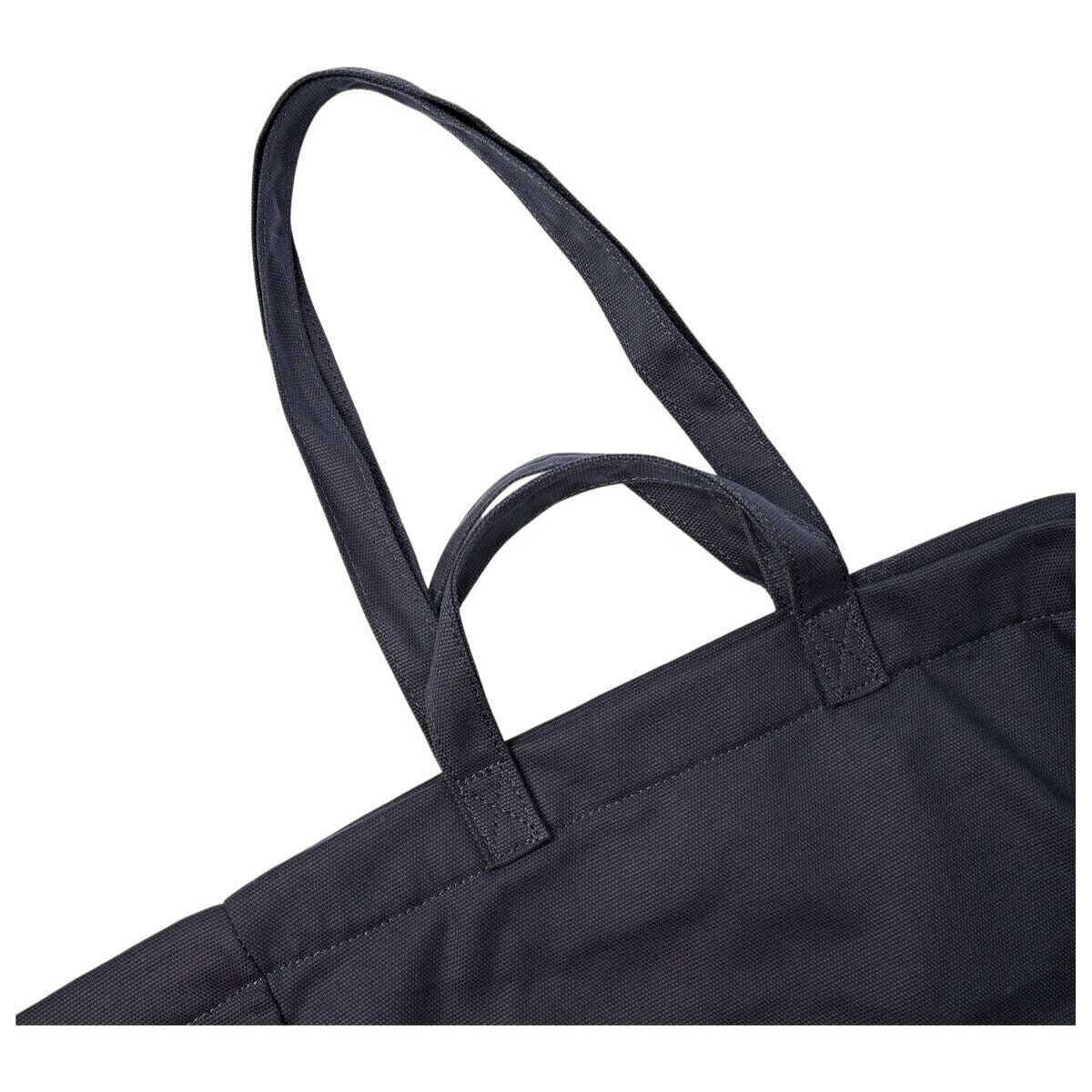 Roka Marylebone Large Cotton Canvas Tote Bag - Smoke Grey - Image 6
