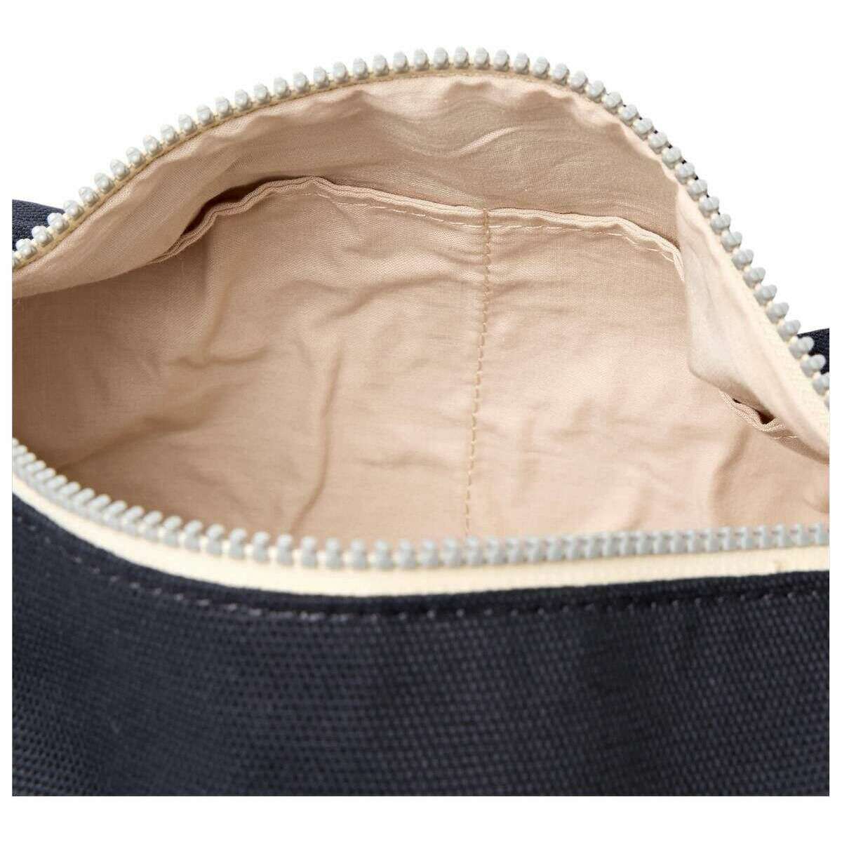 Roka Mayfair Small Cotton Canvas Wash Bag - Smoke Grey - Image 4