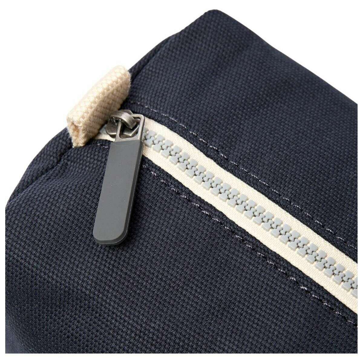 Roka Mayfair Small Cotton Canvas Wash Bag - Smoke Grey - Image 6