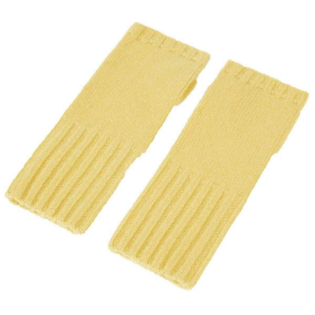 Roka Metropolitan Cashmere Gloves - Ray Flower Yellow - Image 3