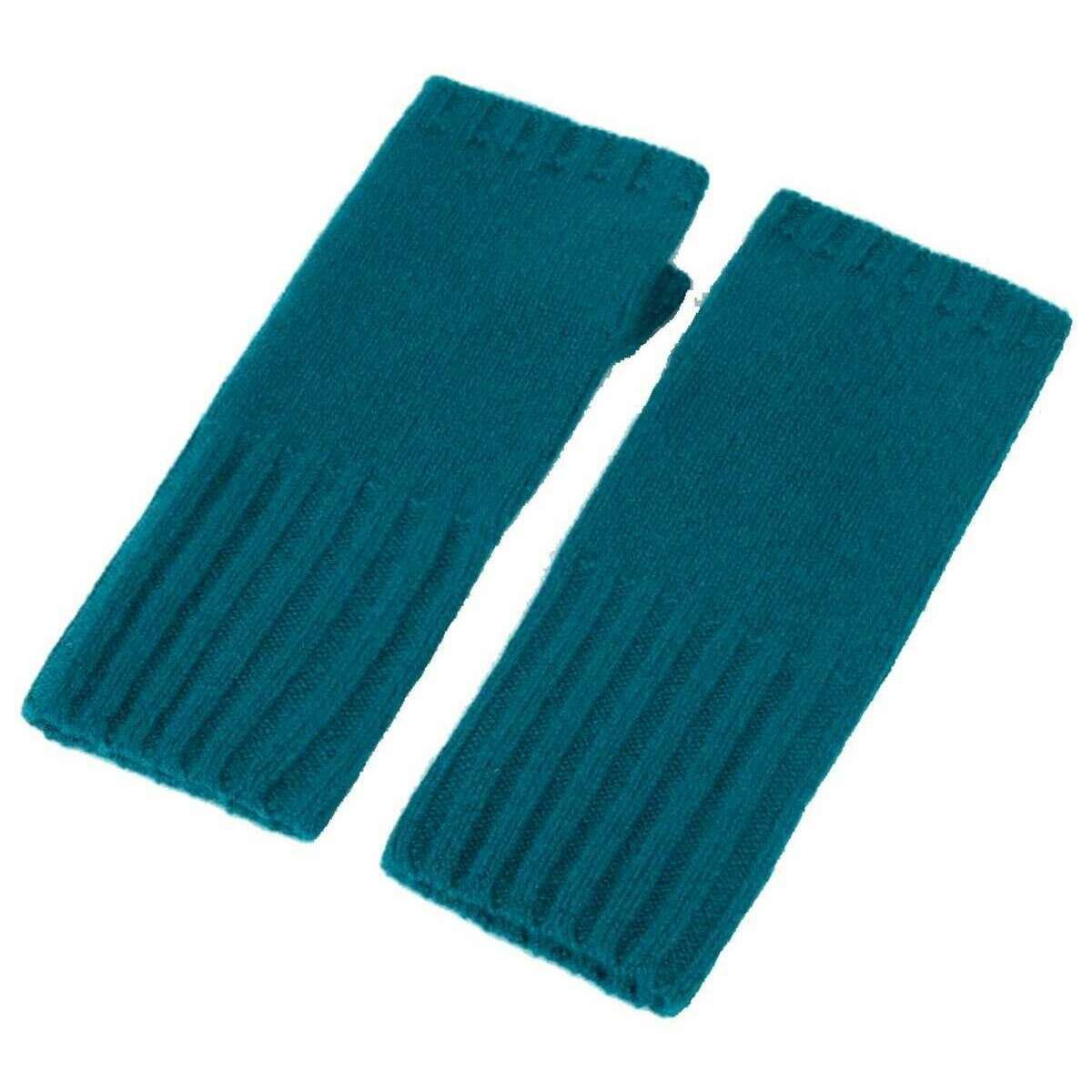 Roka Metropolitan Cashmere Gloves - Teal Blue - Image 3
