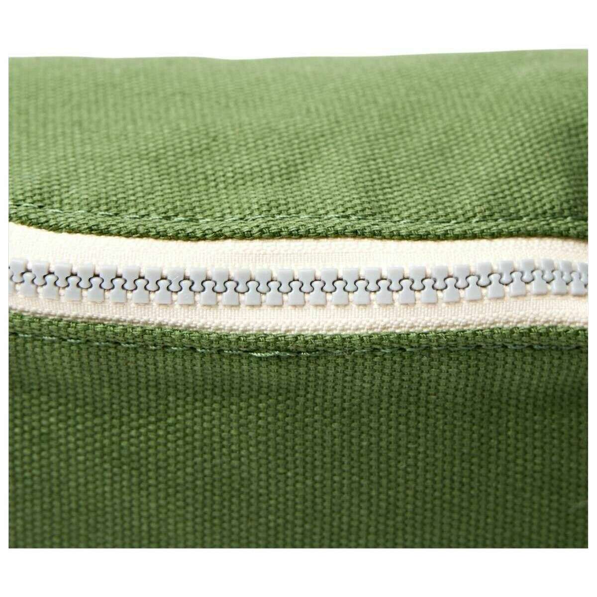 Roka Mill Hill Small Cotton Canvas Crossbody Bag - Artichoke Green - Image 6