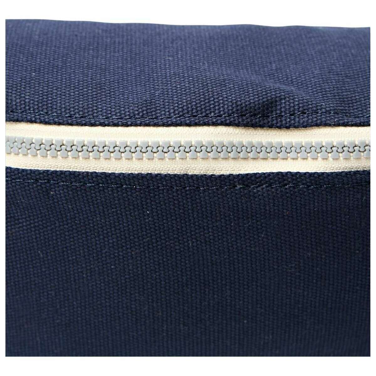 Roka Mill Hill Small Cotton Canvas Crossbody Bag - Midnight Blue - Image 6
