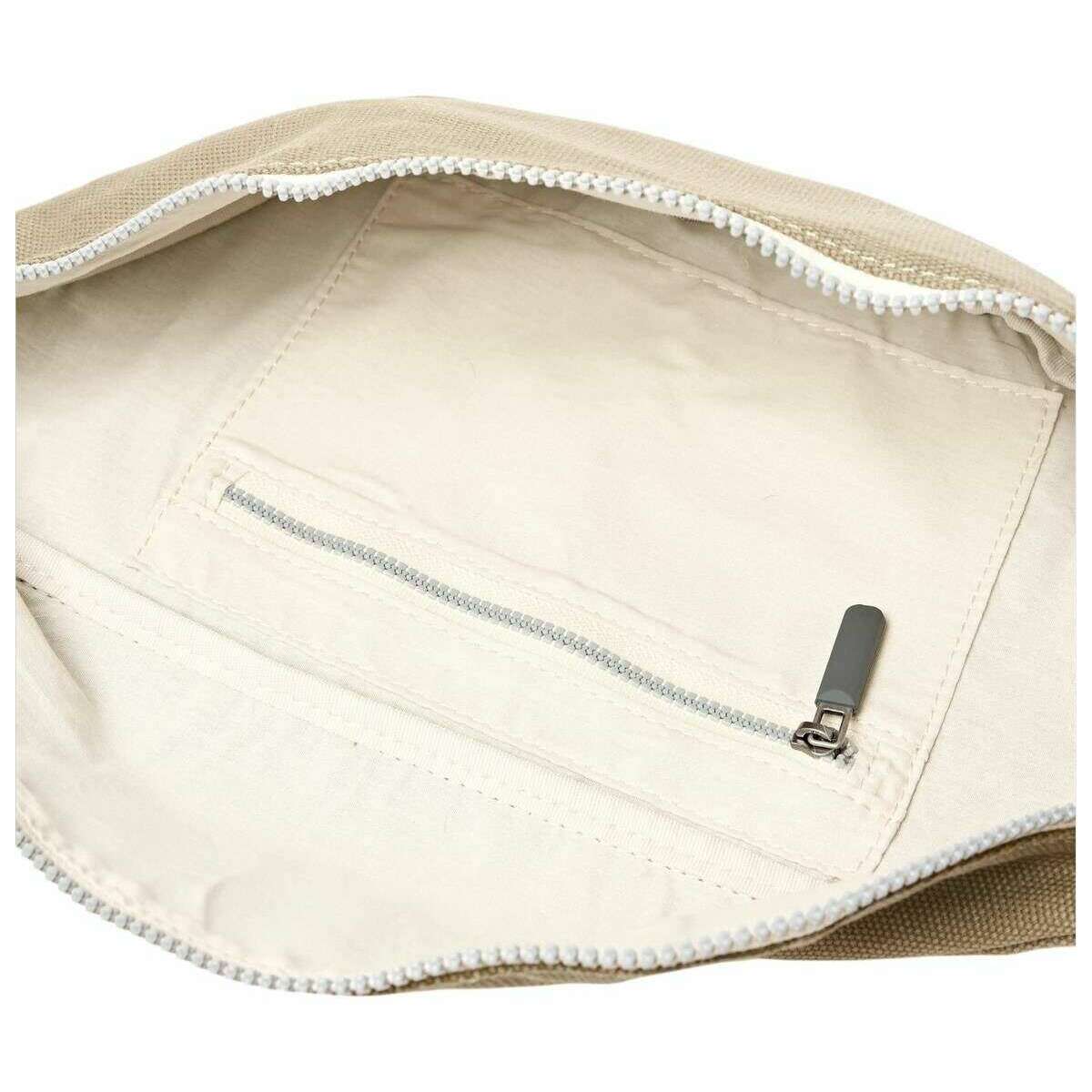 Roka Mill Hill Small Cotton Canvas Crossbody Bag - Taupe Beige - Image 5