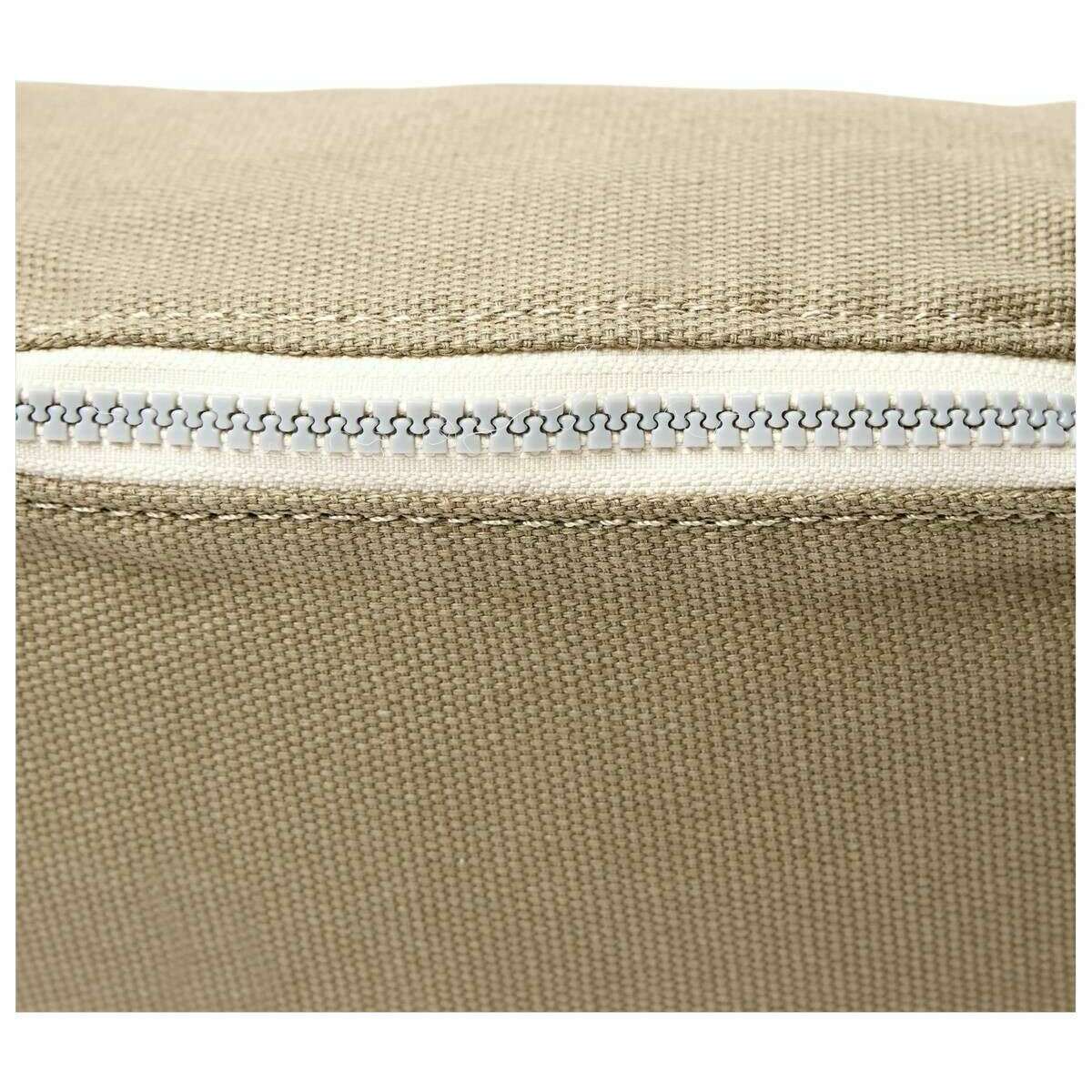 Roka Mill Hill Small Cotton Canvas Crossbody Bag - Taupe Beige - Image 6