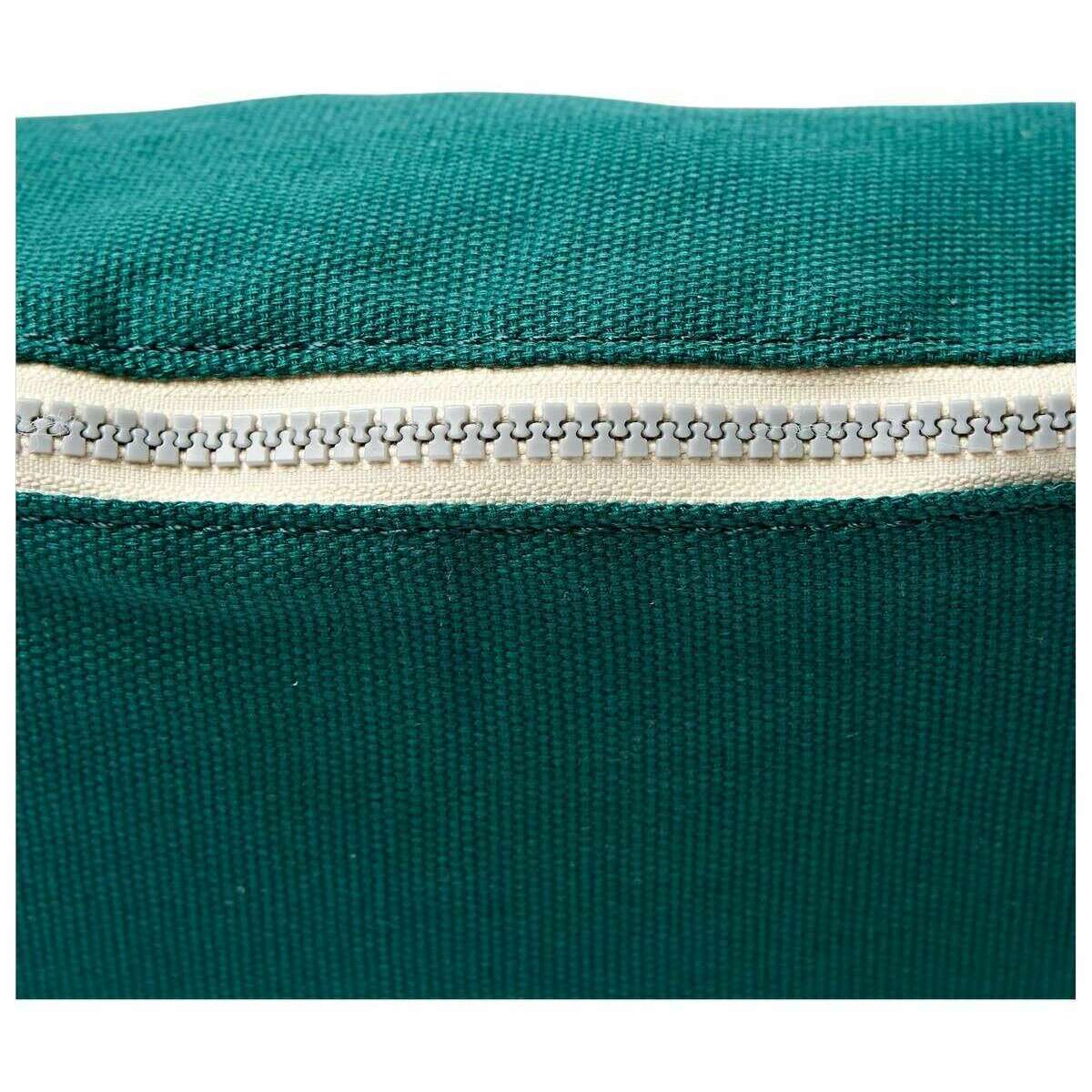 Roka Mill Hill Small Cotton Canvas Crossbody Bag - Teal Blue - Image 6