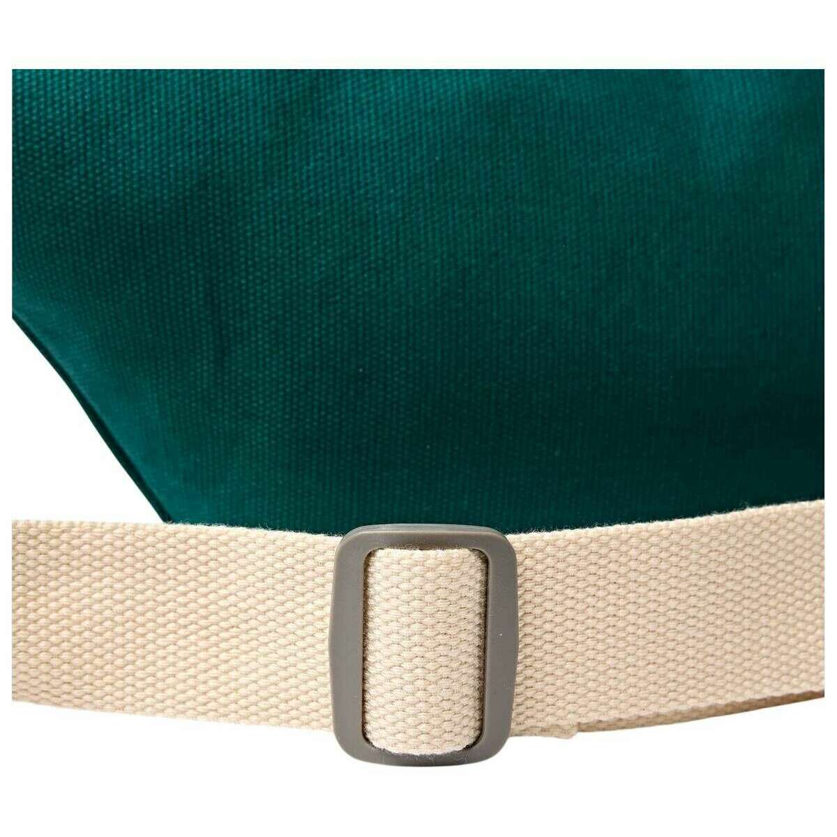 Roka Mill Hill Small Cotton Canvas Crossbody Bag - Teal Blue - Image 7