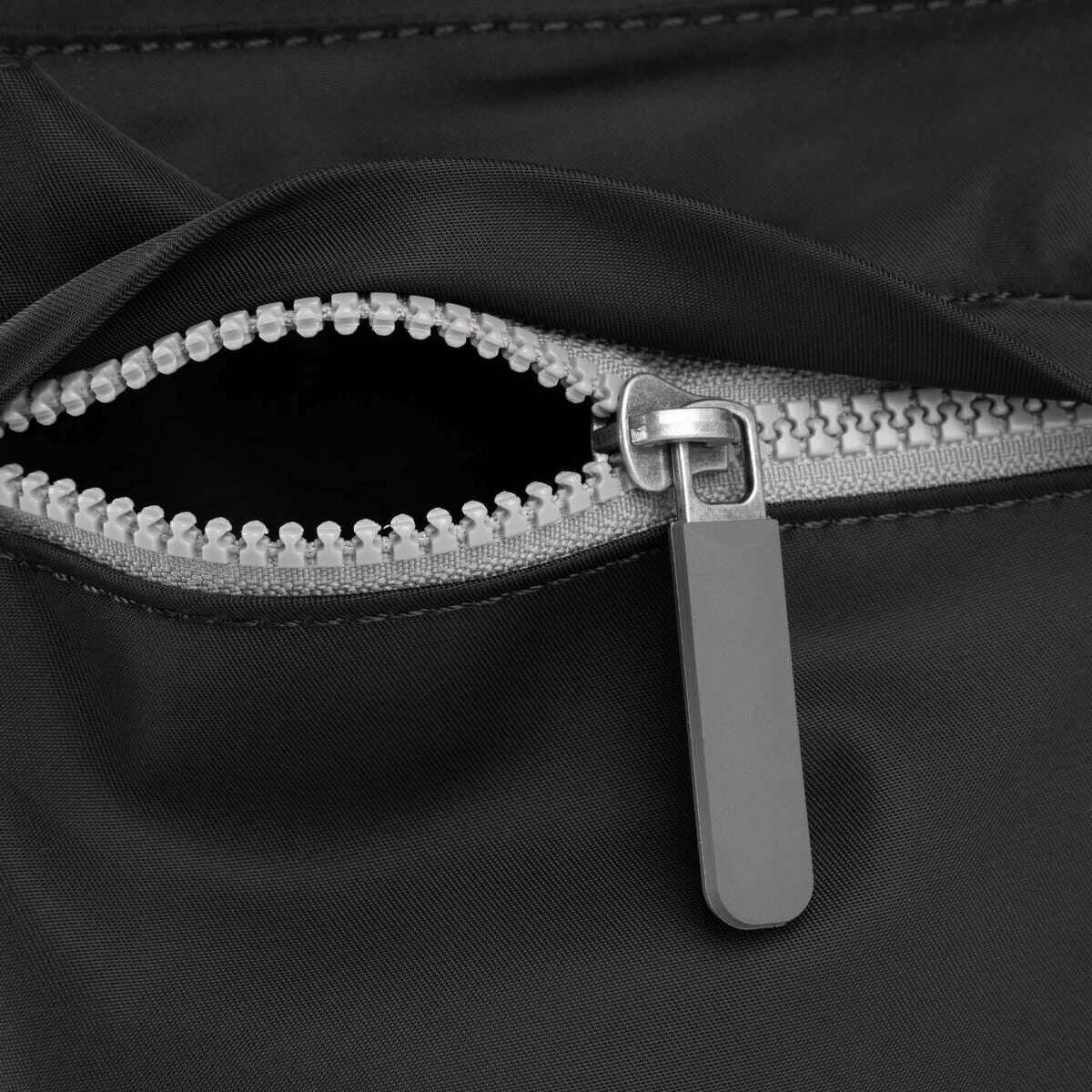 Roka Moorgate M Medium Recycled Nylon Crossbody Bag - Black - Image 5