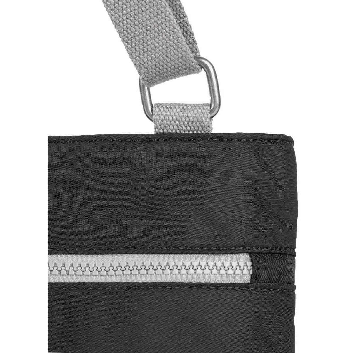 Roka Moorgate M Medium Recycled Nylon Crossbody Bag - Black - Image 6