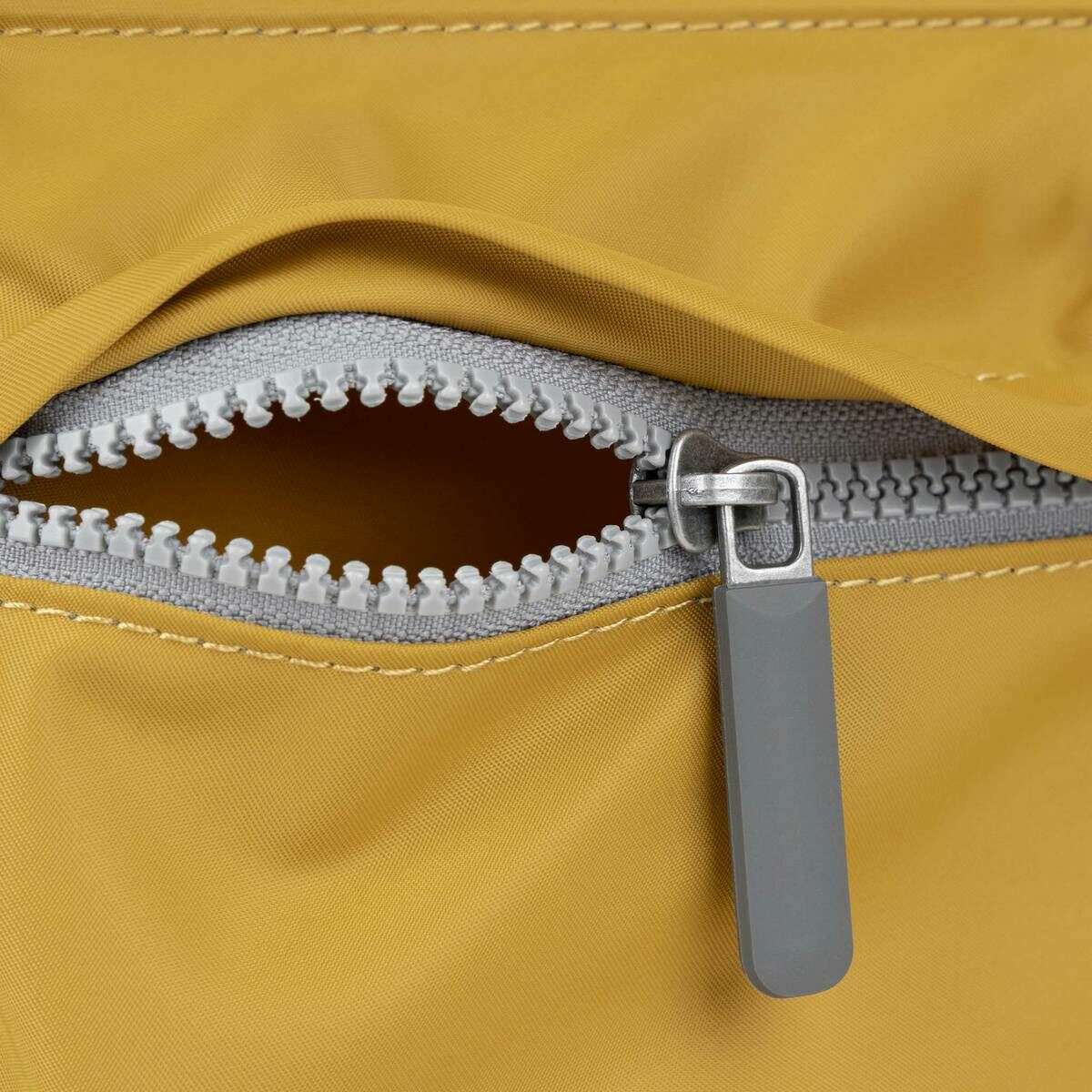 Roka Moorgate M Medium Recycled Nylon Crossbody Bag - Corn Yellow - Image 5