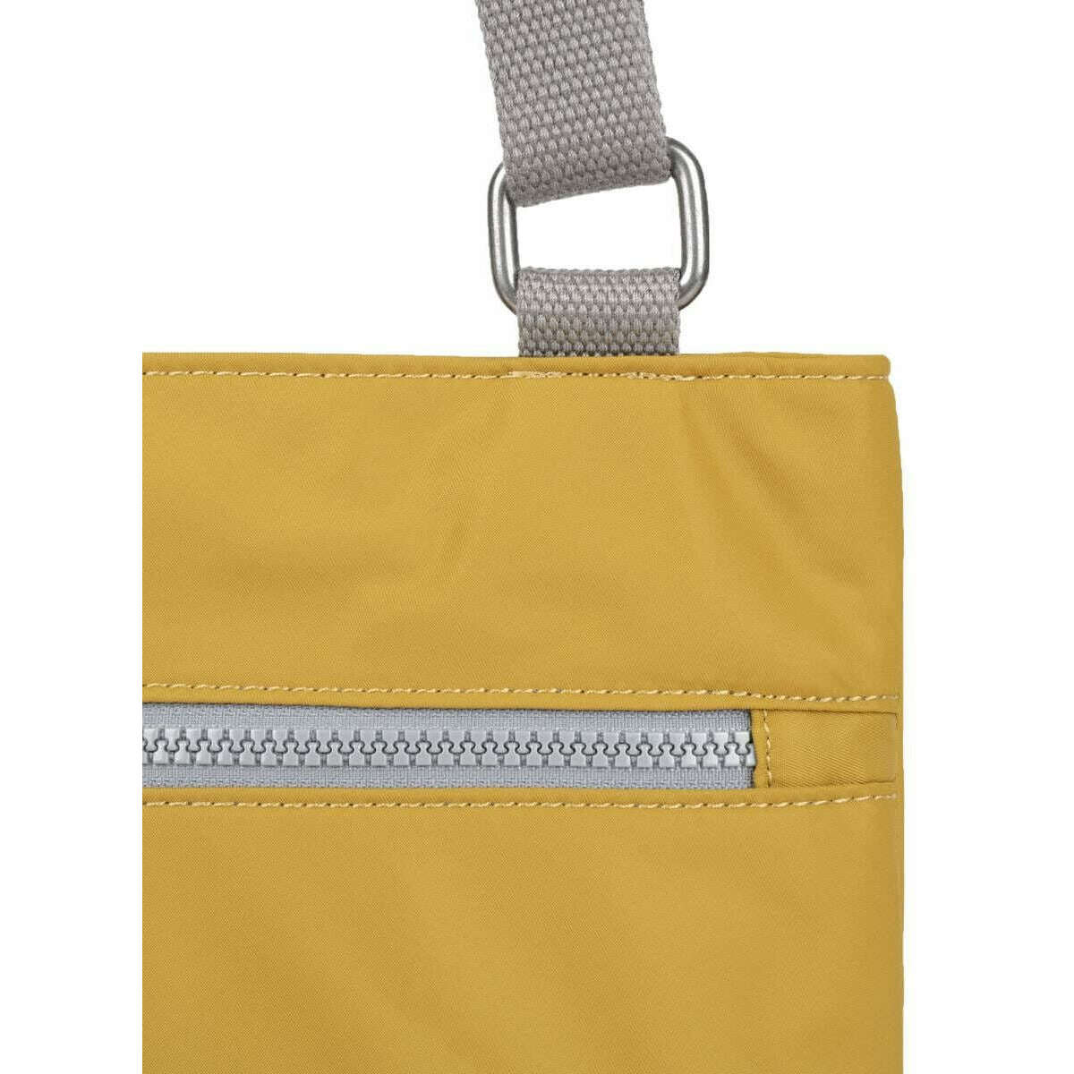 Roka Moorgate M Medium Recycled Nylon Crossbody Bag - Corn Yellow - Image 6