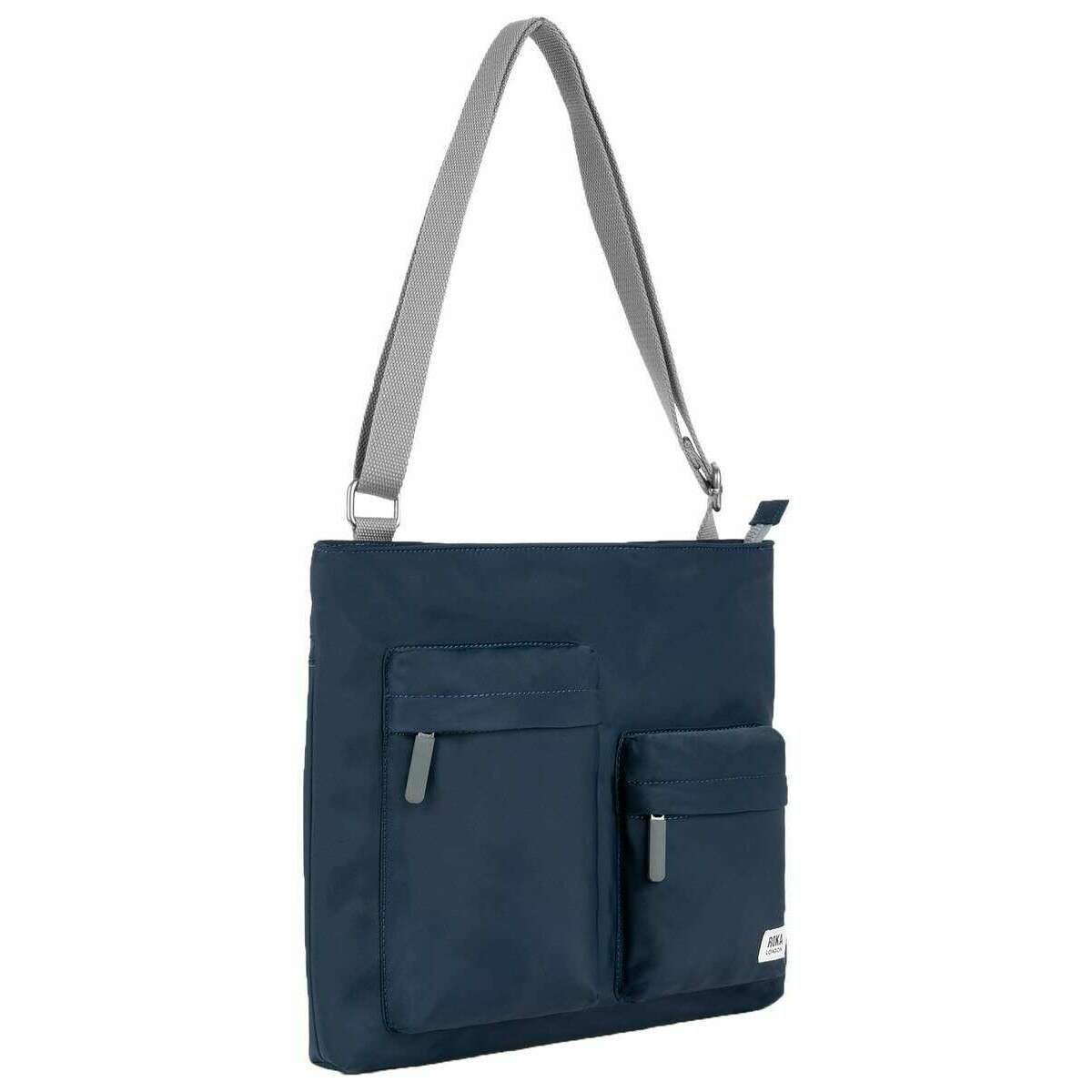 Roka Moorgate M Medium Recycled Nylon Crossbody Bag - Midnight Navy - Image 3