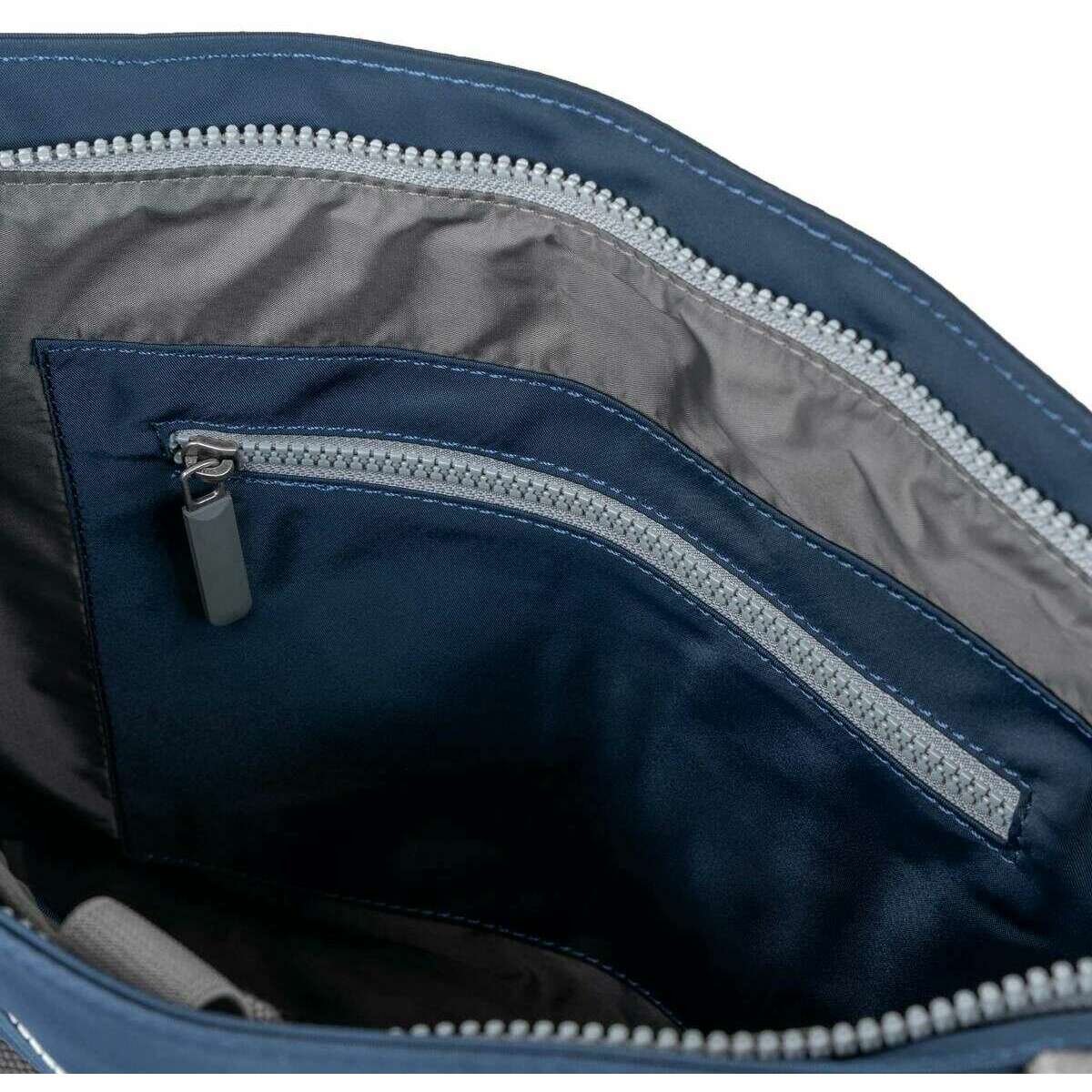 Roka Moorgate M Medium Recycled Nylon Crossbody Bag - Midnight Navy - Image 4