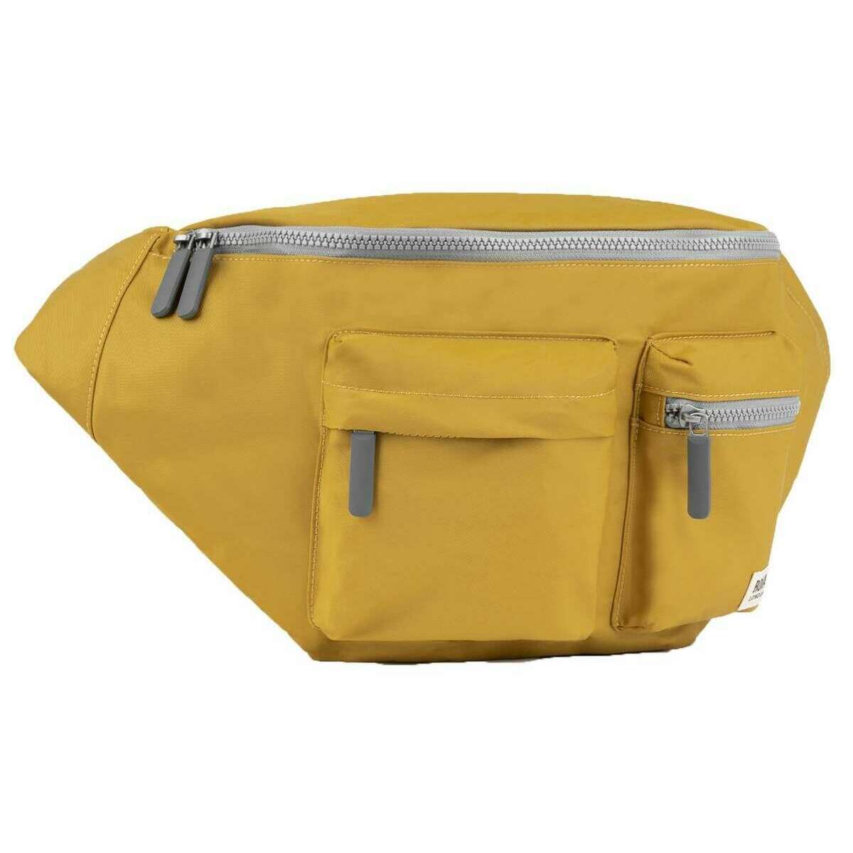Roka Oval M XL Recycled Nylon Sling Bag - Corn Yellow - Image 3