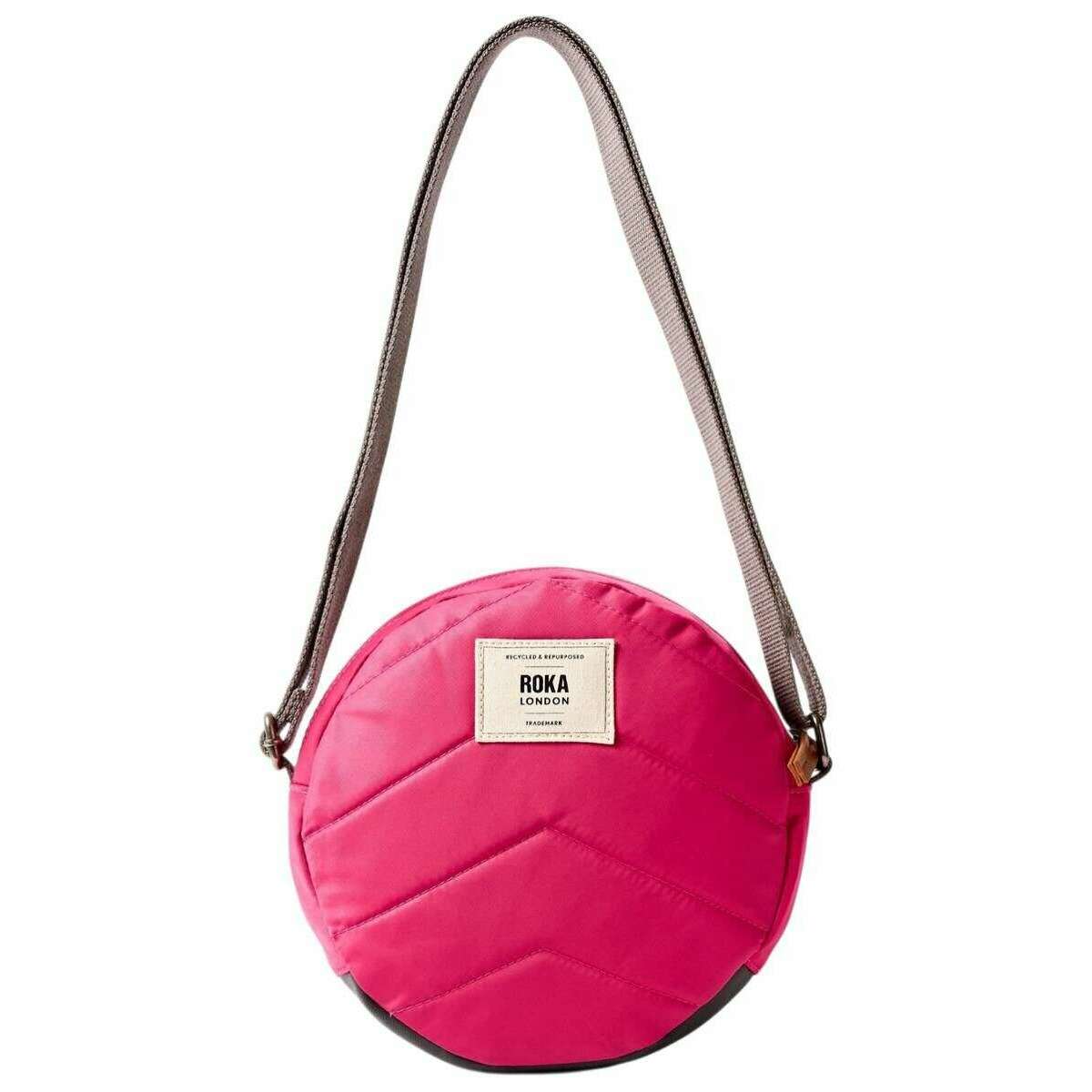 Roka Paddington B Small Recycled Nylon Crossbody Bag - Granita Red - Image 2