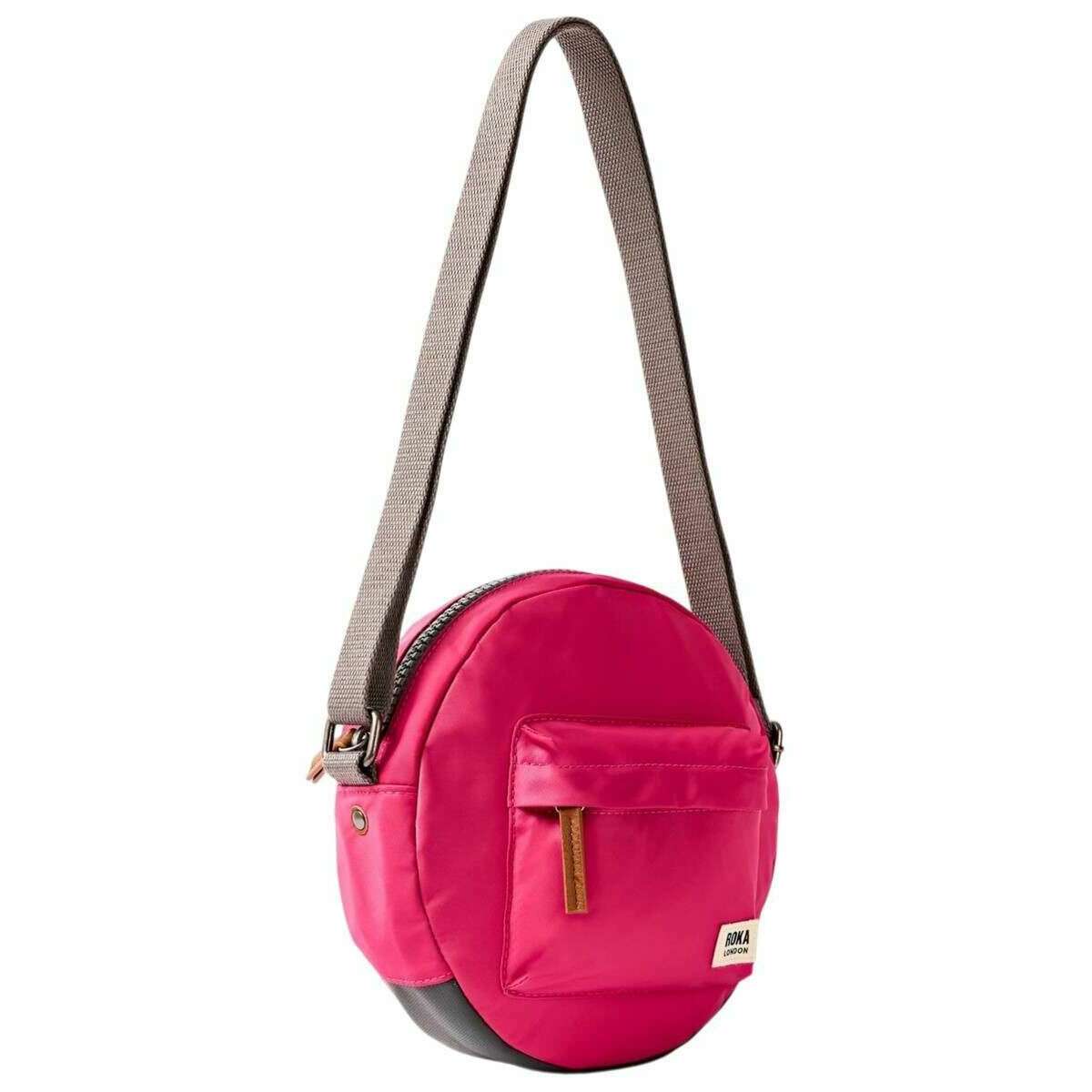 Roka Paddington B Small Recycled Nylon Crossbody Bag - Granita Red - Image 3