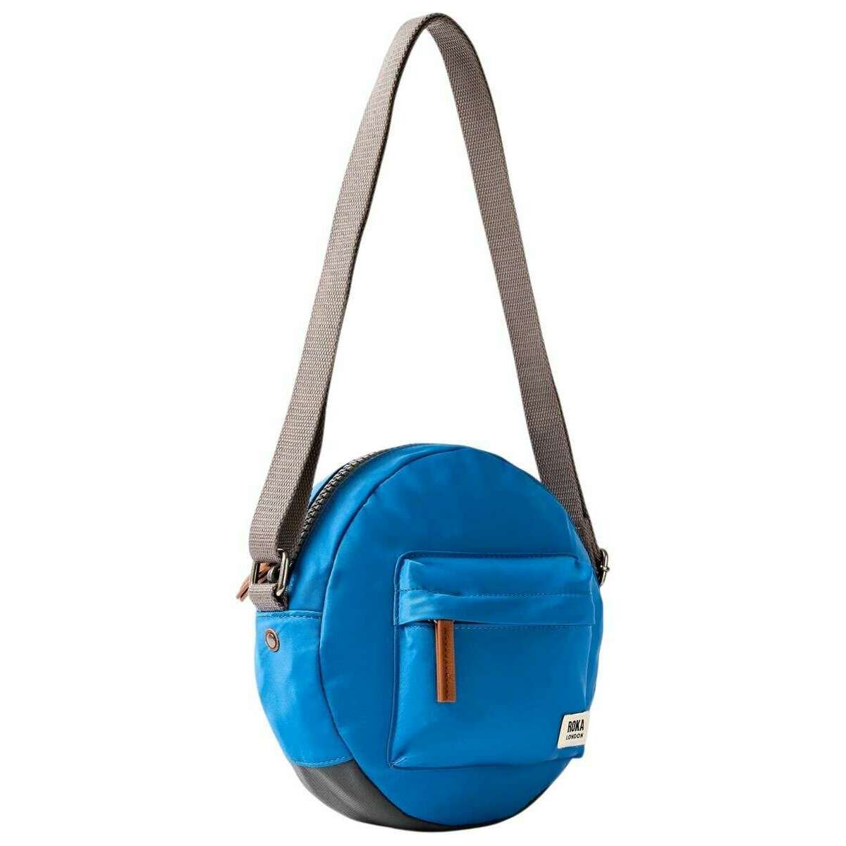 Roka Paddington B Small Recycled Nylon Crossbody Bag - Malibu Blue - Image 3