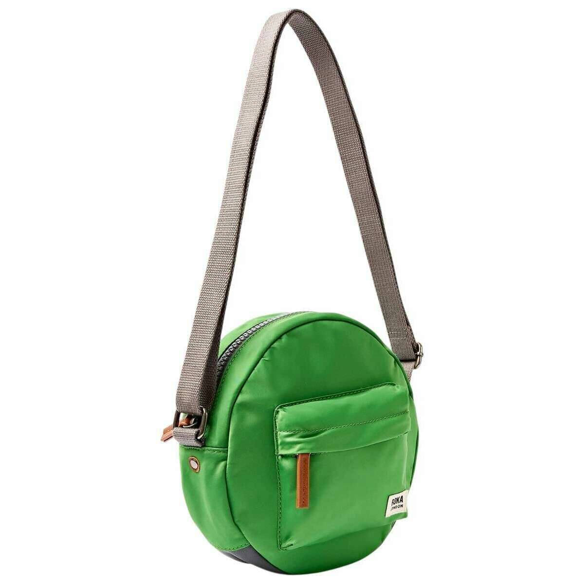Roka Paddington B Small Recycled Nylon Crossbody Bag - Online Lime Green - Image 3