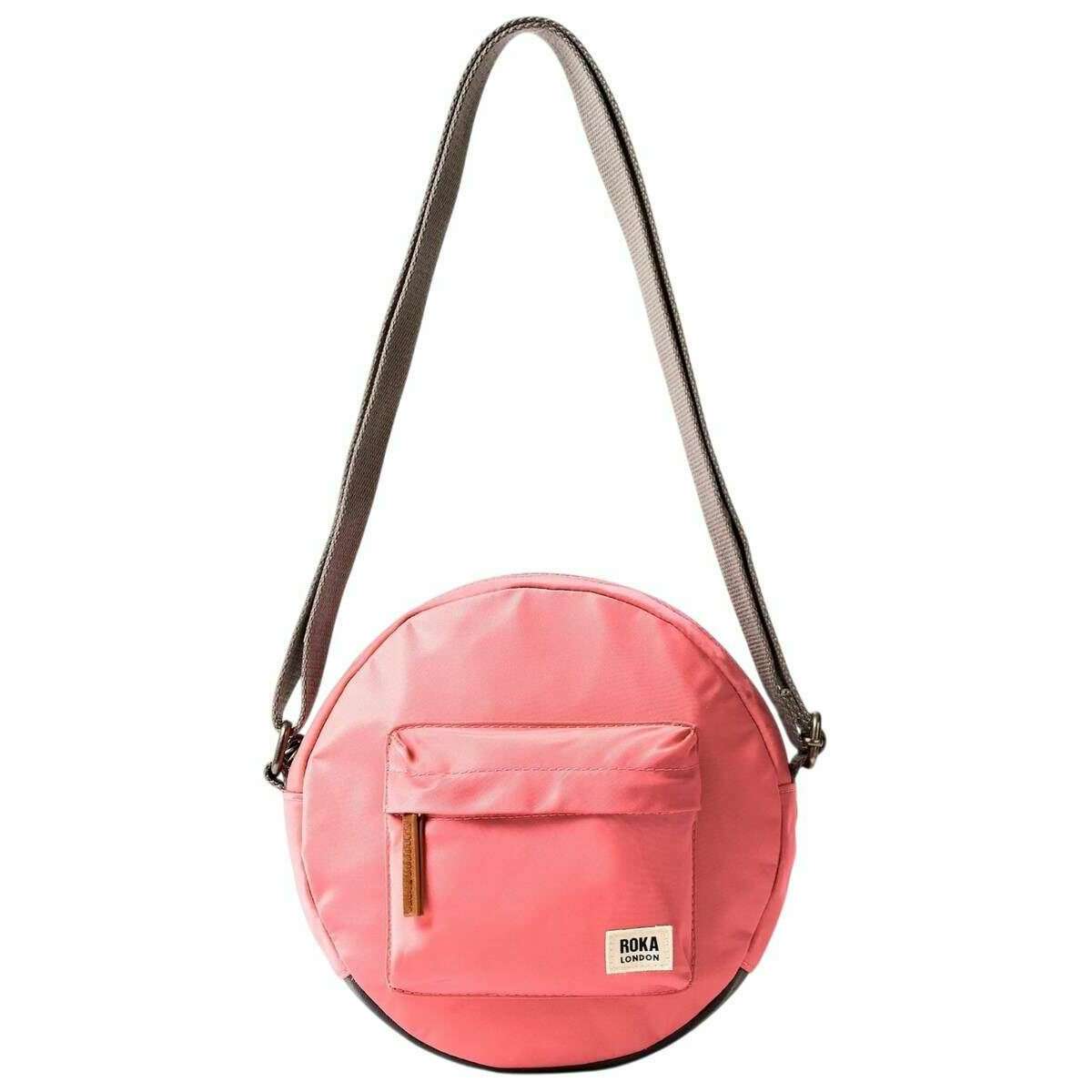 Roka Paddington B Small Recycled Nylon Crossbody Bag - Pink Lemonade