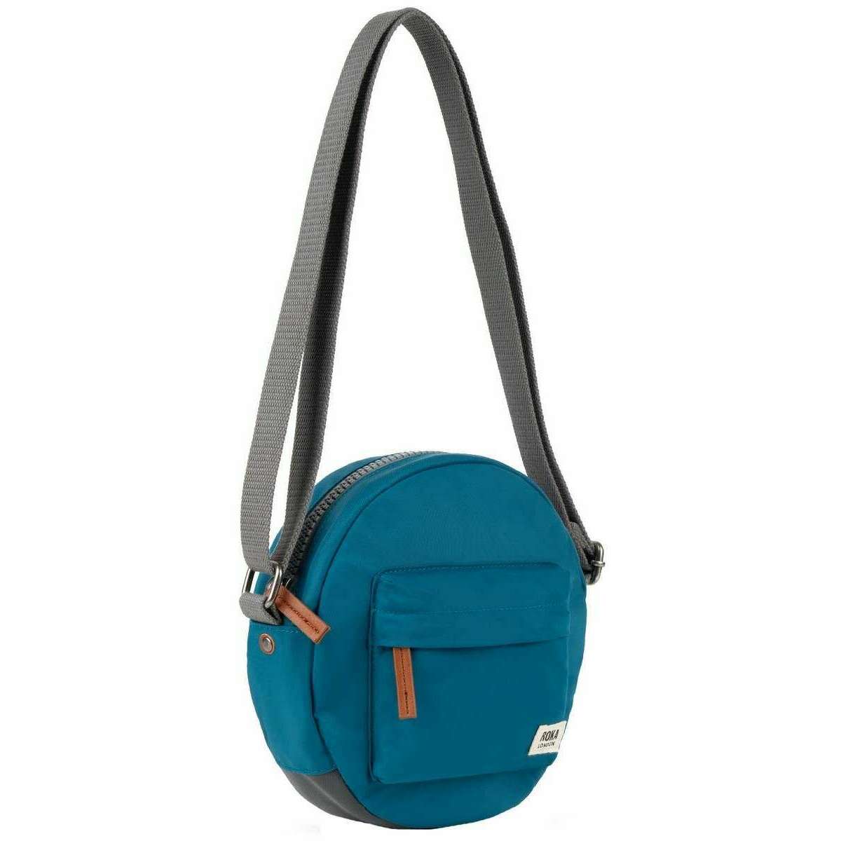 Roka Paddington B Small Recycled Nylon Crossbody Bag - Sapphire Blue - Image 3