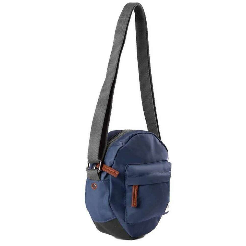 Roka Paddington B Small Sustainable Nylon Crossbody Bag - Airforce Navy - Image 2