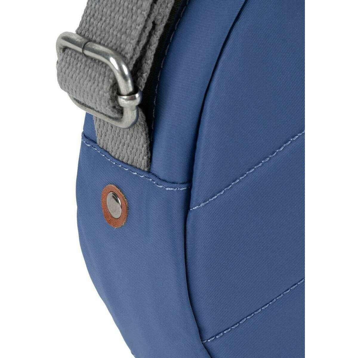 Roka Paddington B Small Sustainable Nylon Crossbody Bag - Burnt Blue - Image 6