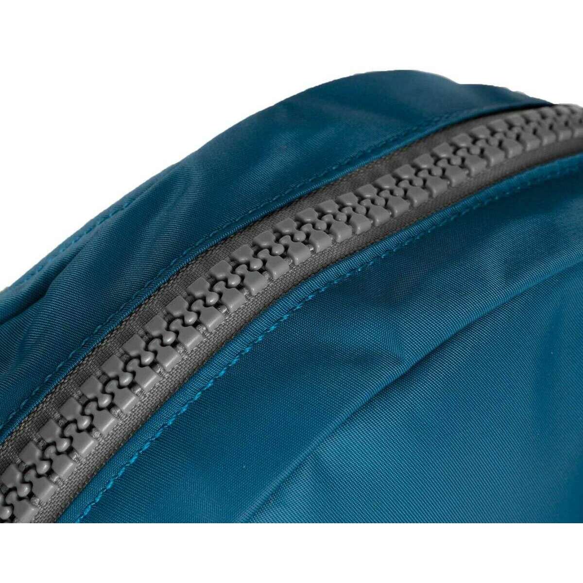 Roka Paddington B Small Sustainable Nylon Crossbody Bag - Marine Blue - Image 7