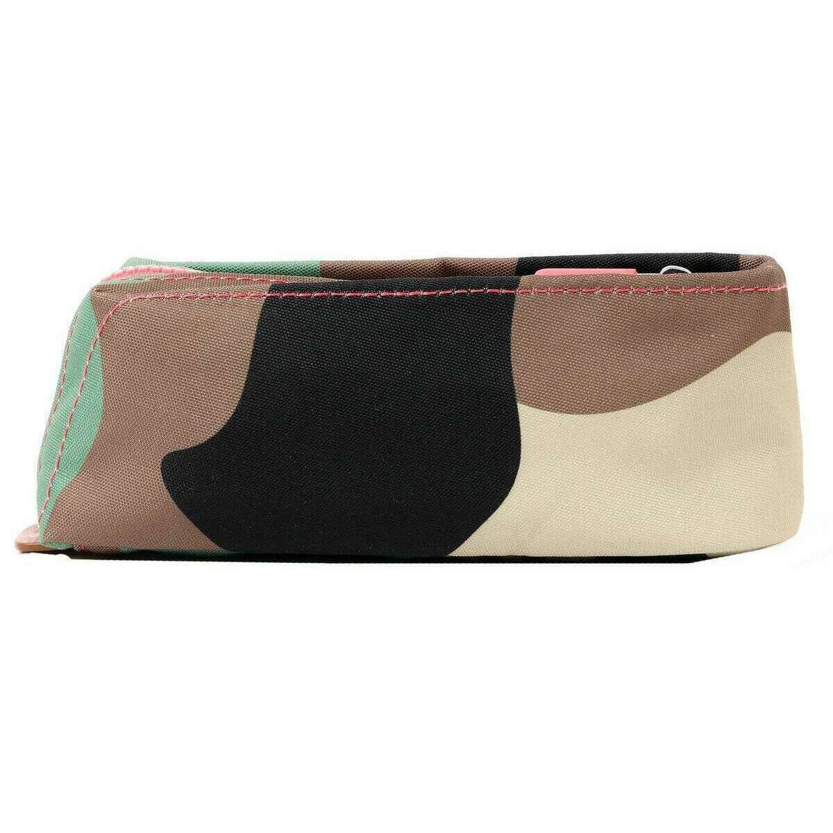 Roka Pimlico Small Recycled Canvas Pouch - Vintage Camo Green - Image 2