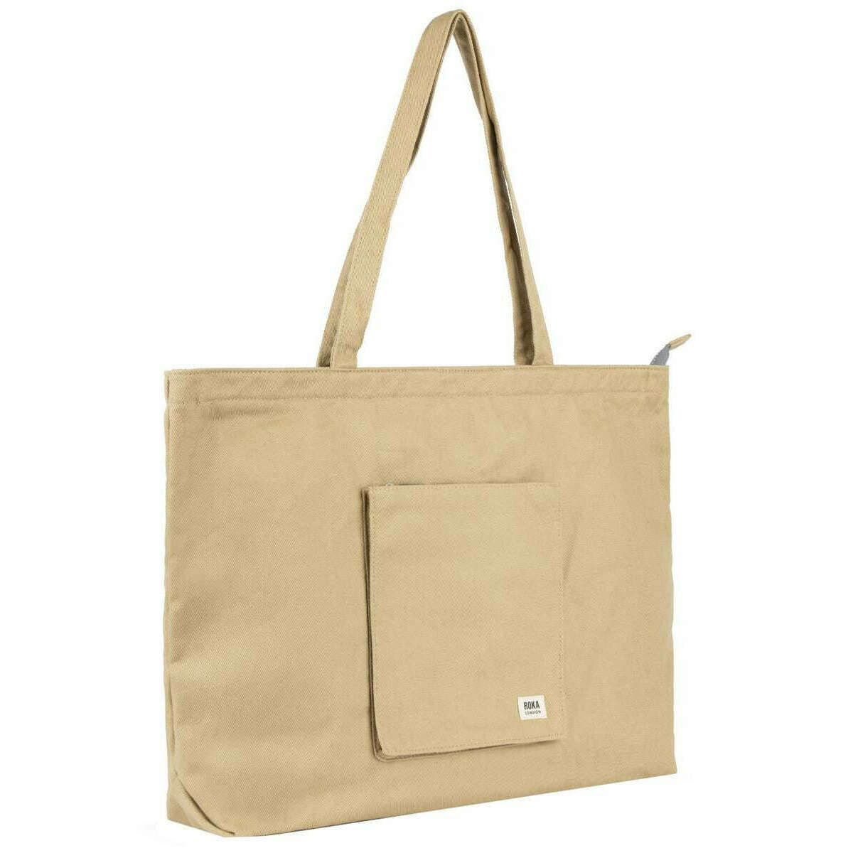 Roka Portobello N Large Tote Bag - Khaki Green - Image 3