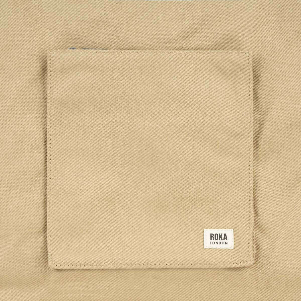 Roka Portobello N Large Tote Bag - Khaki Green - Image 5