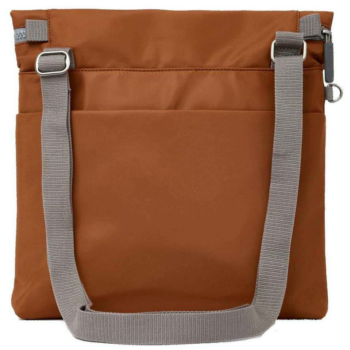 Roka Stratford B Large Recycled Nylon Crossbody Bag - Bran Brown - Image 2