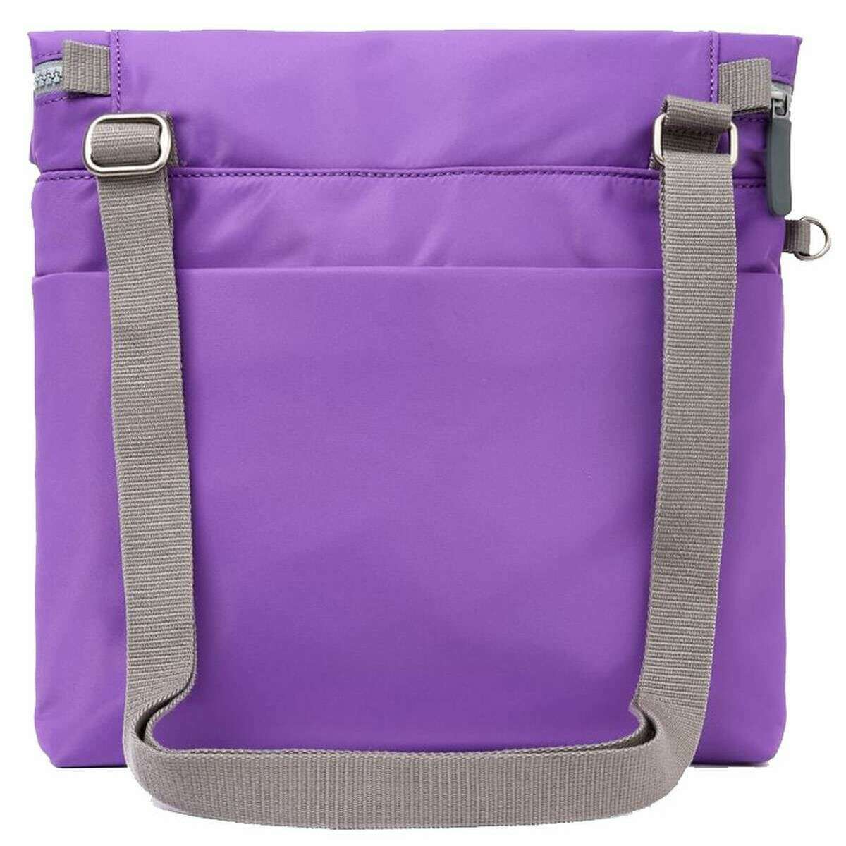 Roka Stratford B Large Recycled Nylon Crossbody Bag - Fresh Purple - Image 2