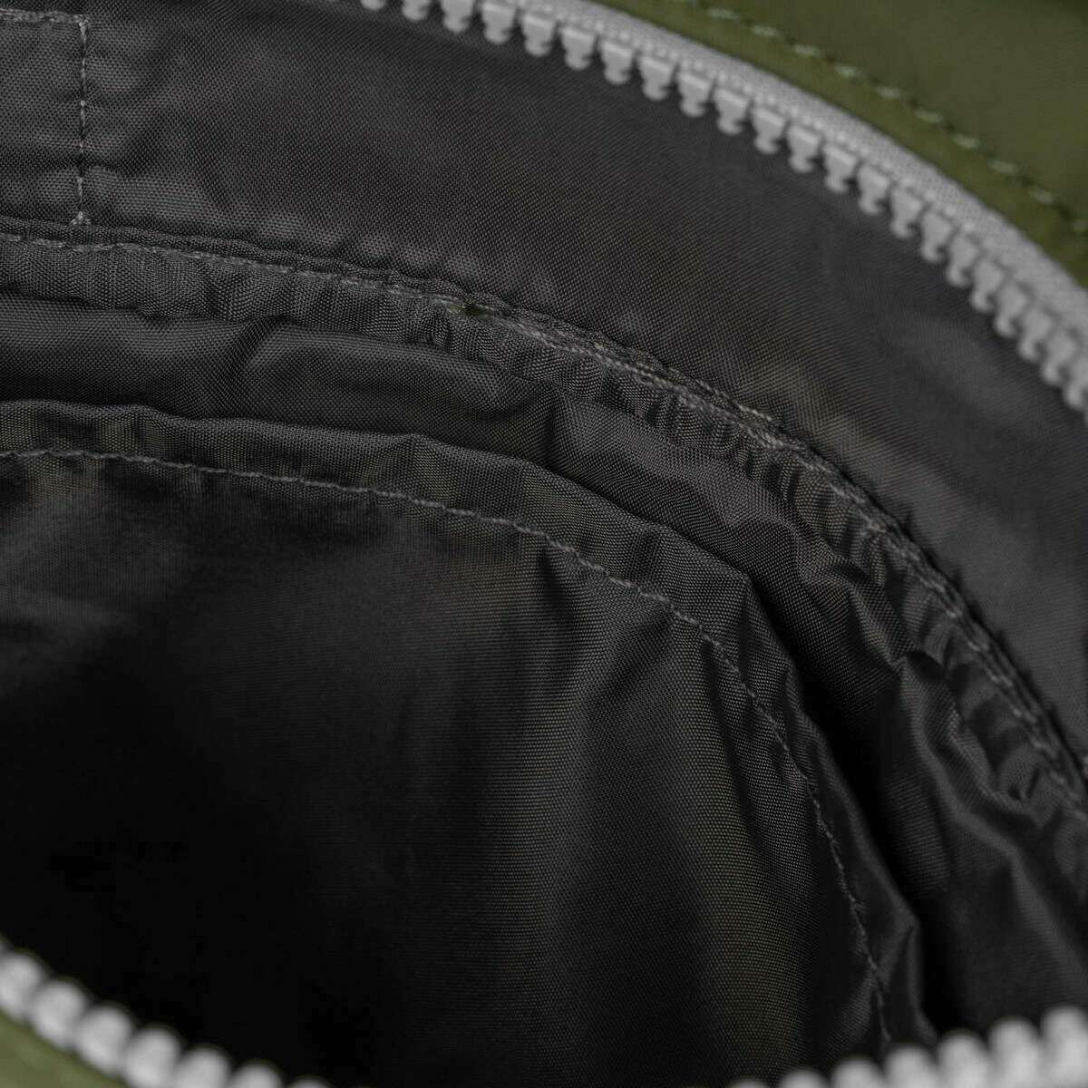Roka Stratford Recycled Nylon Sling Bag - Military Green - Image 4