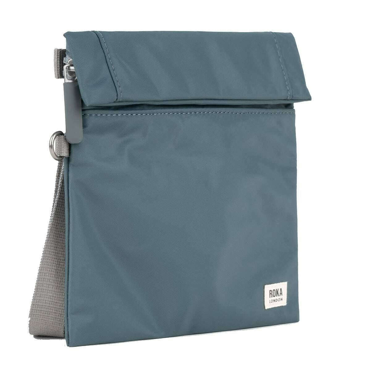 Roka Stratford Recycled Nylon Sling Bag - Smoke Grey - Image 3