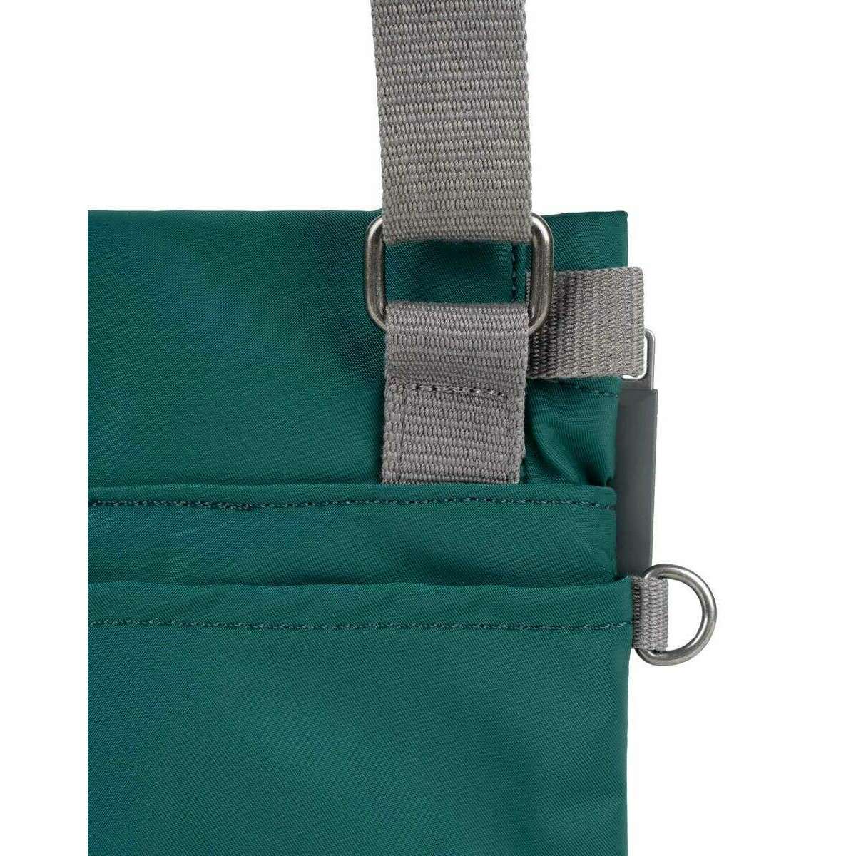 Roka Stratford Recycled Nylon Sling Bag - Teal - Image 5
