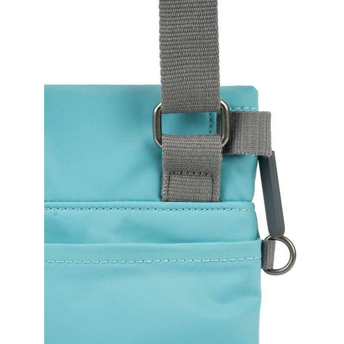 Roka Stratford Small Recycled Nylon Sling Bag - Aquatic Awe Blue - Image 5