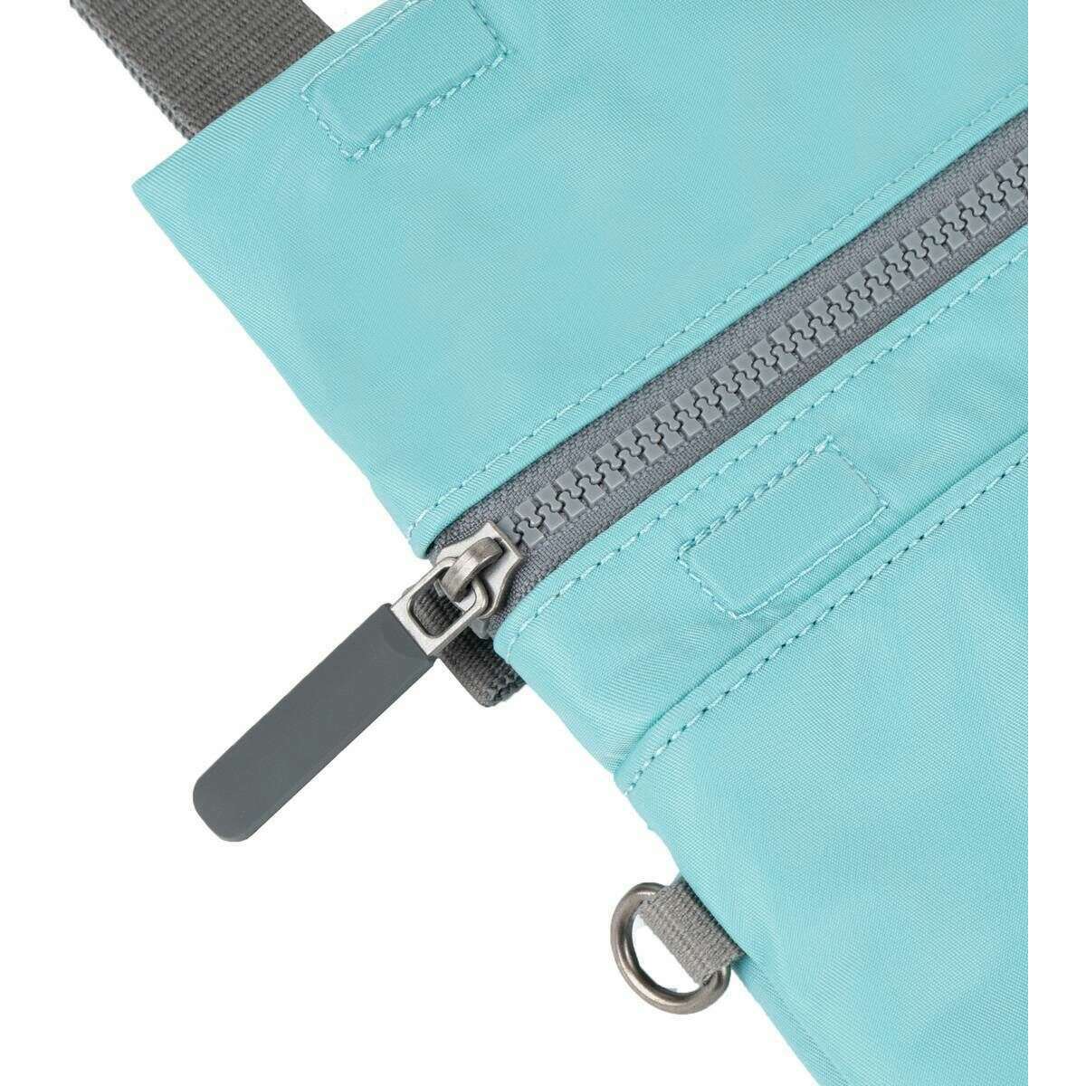 Roka Stratford Small Recycled Nylon Sling Bag - Aquatic Awe Blue - Image 6