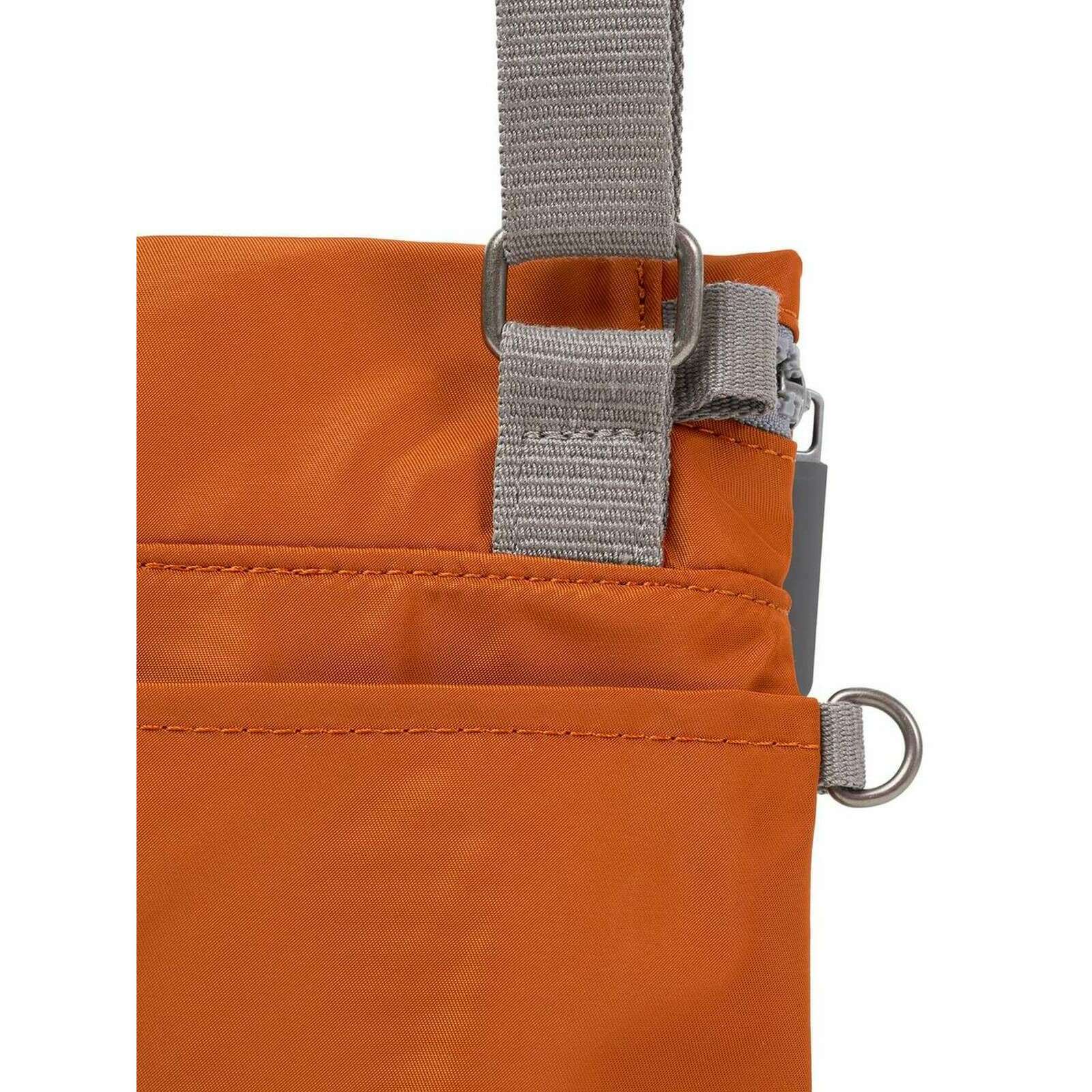 Roka Stratford Small Recycled Nylon Sling Bag - Bran Brown - Image 5